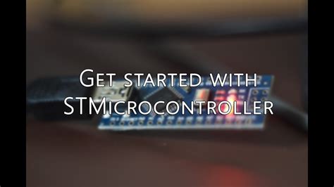 Get Started With China St Microcontroller Stm 8 Bit Processor Youtube