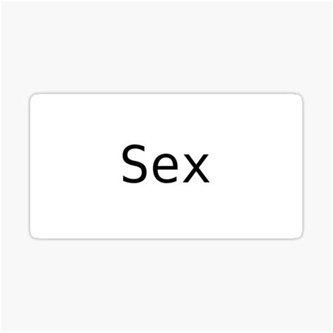 Sex Sticker For Sale By Jinx86ger Redbubble