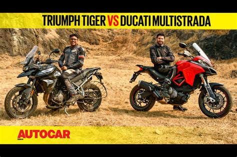 Triumph Tiger 900 GT vs Ducati Multistrada 950 S comparison - Autocar India