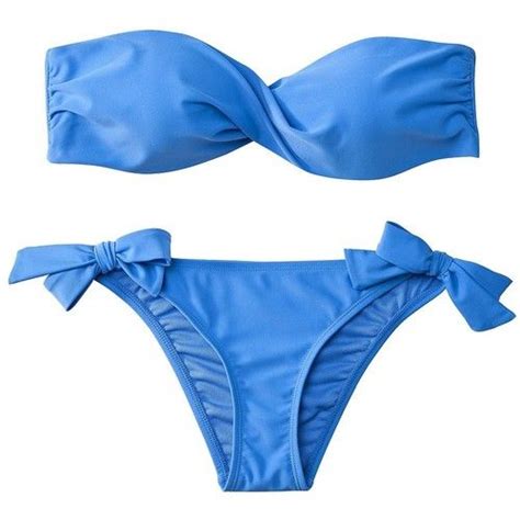 simple blue bandeau blue swimsuit bikini swimsuit bandeau bikini polka dot bikini summer