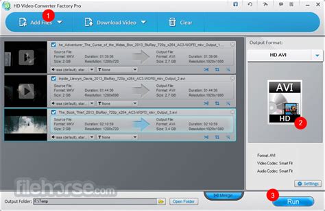 Then click the convert button. HD Video Converter Factory Pro 16 Download for Windows ...