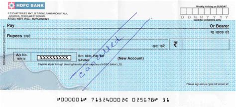 Cancelled Cheque Meaning And How To Write A Cancelled Cheque