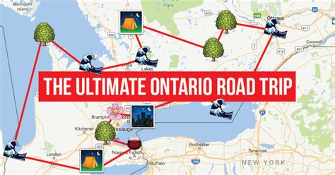 This Map Will Take You On The Most Epic Road Trip Through Ontario