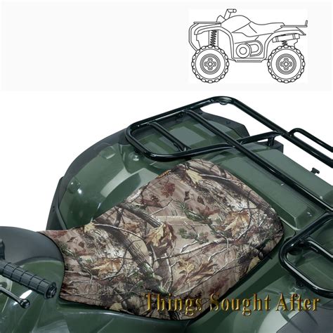Need something to store all your gear? CAMO ATV SEAT COVER for ALL TERRAIN VEHICLE 4 Wheeler Quad ...