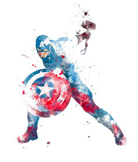 Avengers Endgame America Thor Hammer Superhero Ts Superhero Wall