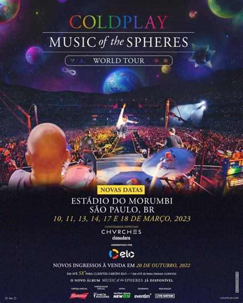 Coldplay Anuncia Remarcação De Shows No Brasil Para Março De 2023