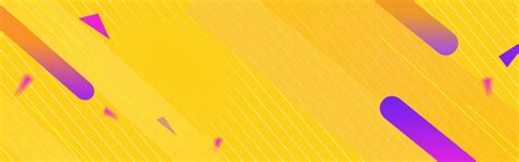 Yellow Flat Promotion Electric Business Taobao Banner Background