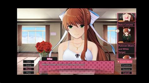 Monika After Story V124 Unlocked Two Outfit Youtube