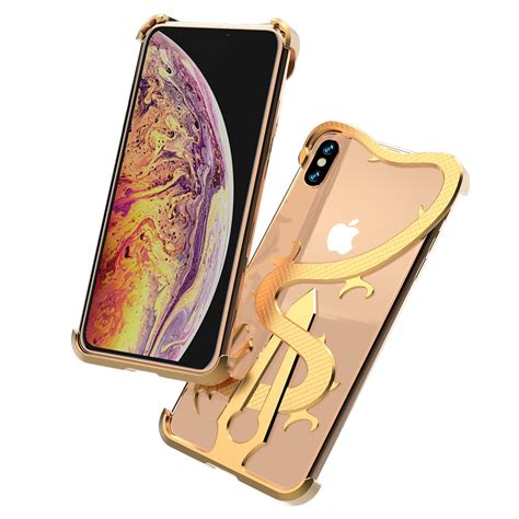 R Just Dragon For Iphone Xs Max Case Luxury Hard Metal