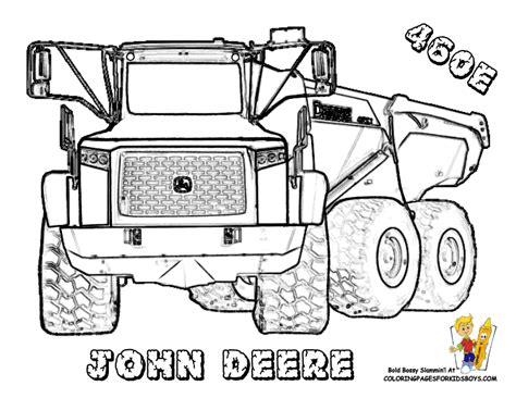 John deere 7610 mit frontkupplung. Mighty Machines Coloring Pages - Coloring Home