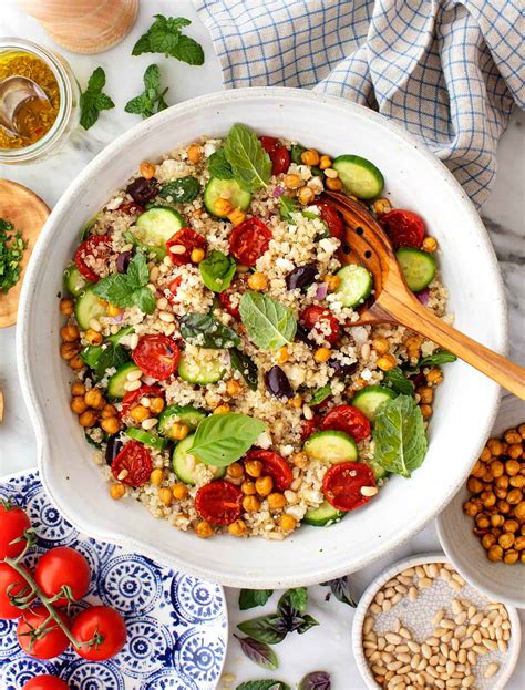 Mediterranean Quinoa Salad Recipe Love And Lemons