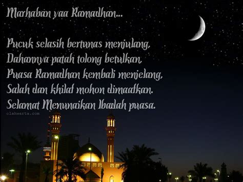 Olah Warta Gambar Kata Ucapan Selamat Menyambut Bulan Suci Ramadhan