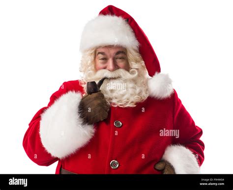 Santa Claus With Pipe Hi Res Stock Photography And Images Alamy