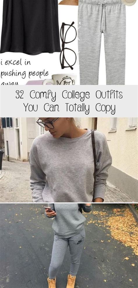 32 comfy college outfits you can totally copy clothing and dress in 2020 college outfits comfy