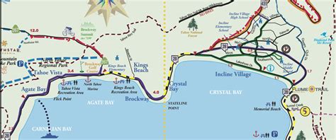 The Lake Tahoe Bikeways Map Is The Most Comprehensive Bike Map For The