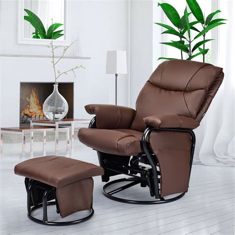 glider recliner with ottoman and remote control swivel rocking chair recliner with ottoman