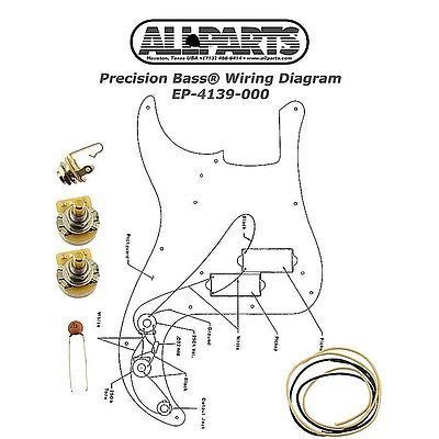 This diagram gives information of. Precision Bass Wiring Kit $17.99 | Fender precision bass ...
