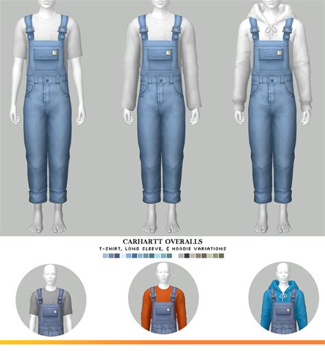 Carhartt Collection By Nucrests X Simkoos Nucrests On Patreon Sims