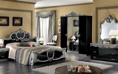You also can separate and purchase the. Barocco Italian Bed and Bedroom Furniture Sets | Black ...