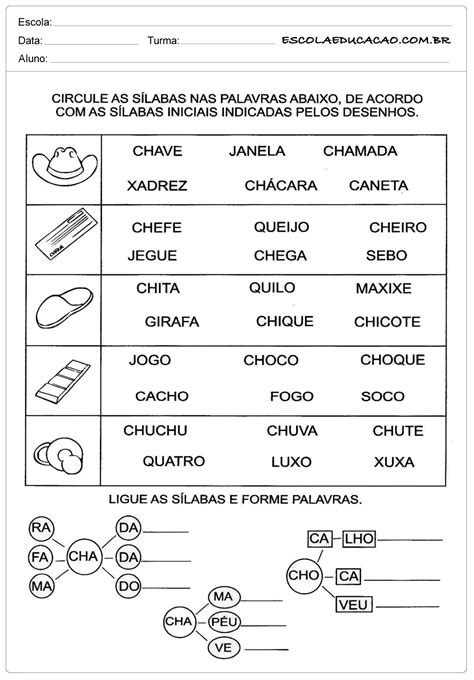 Palavras Com Me + Ch