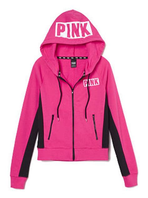 Perfect Zip Hoodie Pink Victorias Secret Vs Pink Hoodie