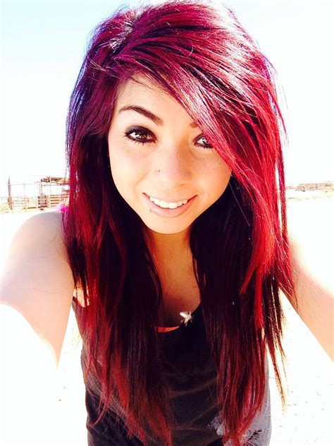 Intense red and magenta mixed hair | Hair color /styles ...
