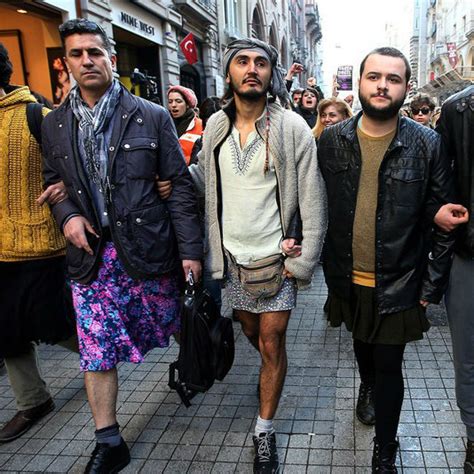 Turkish Men Wear Miniskirts For Ozgecan Cool Hunting®