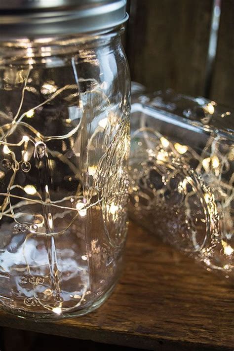 Mason Jar Fairy Lights Good Idea For Koreshan Wedding Venue Instead