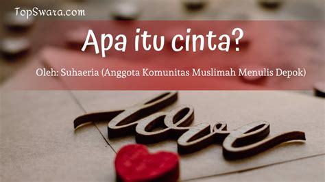 Baca episode terbaru matahari 1/2 lingkar di line webtoon, gratis! Apa Itu Cinta / Apa Itu Cinta Eventkampus Com / Lalu ...
