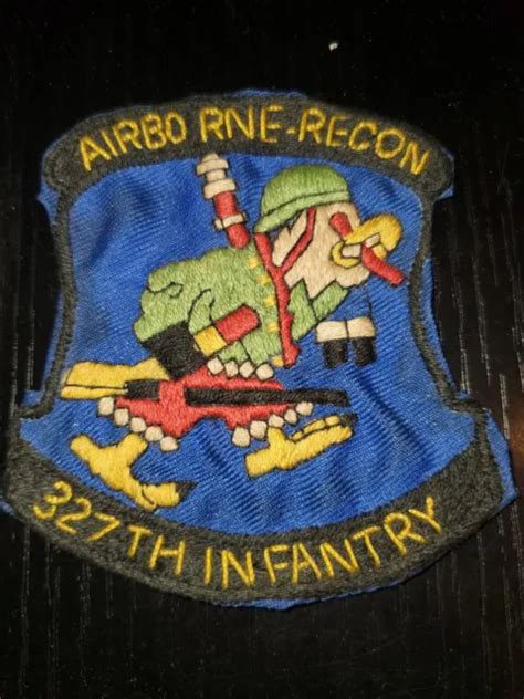 1960s Us Army Vietnam Era 327th Airborne Recon Infantry Regiment Patch