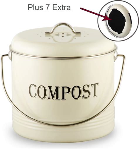Best Small Kitchen Compost Bin Countertop 4u Life