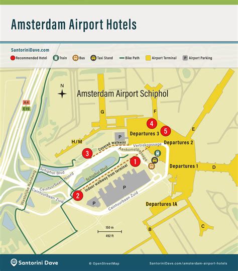 Best Hotels At Amsterdam Schiphol Airport Near Terminal Schiphol Airport Map Free