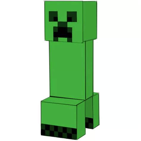 How To Draw Creeper Easy Drawing Art