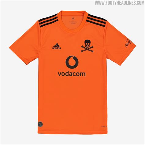 A home jersey (white and black) and an away jersey (red). Orlando Pirates 20-21 Home & Away Kits Released - Footy ...