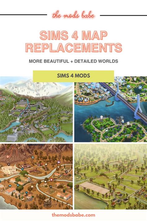 Best Immersive Sims 4 Map Replacements Detailed Artistic And