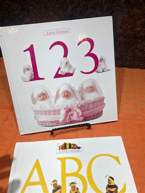Anne Geddes 2 Book Set Abc And 123 Etsy
