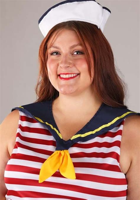 Perfect Pin Up Sailor Costume For Plus Size Women 1x 2x