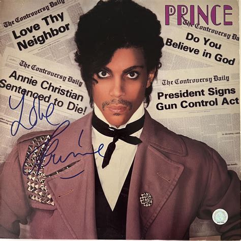 Bid Now Prince And The Revolution Signed Controversy Album March 3