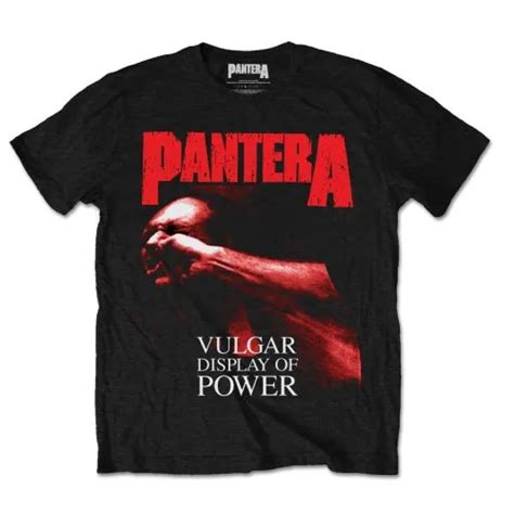 Pantera Unisex T Shirt Red Vulgar Tee Shirts Rough Trade
