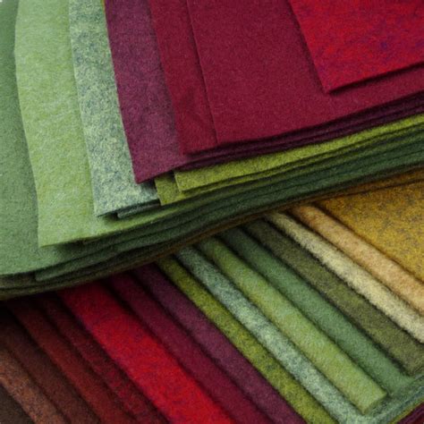 Wool Blend Felt Billow Fabrics