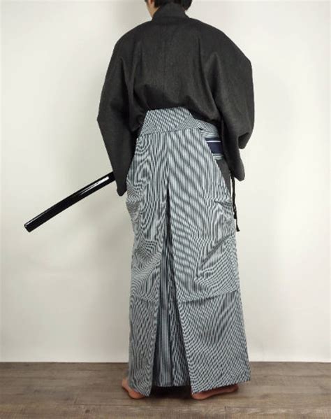 Special Price Samurai Traditional Hakama Color Dark Blue Etsy