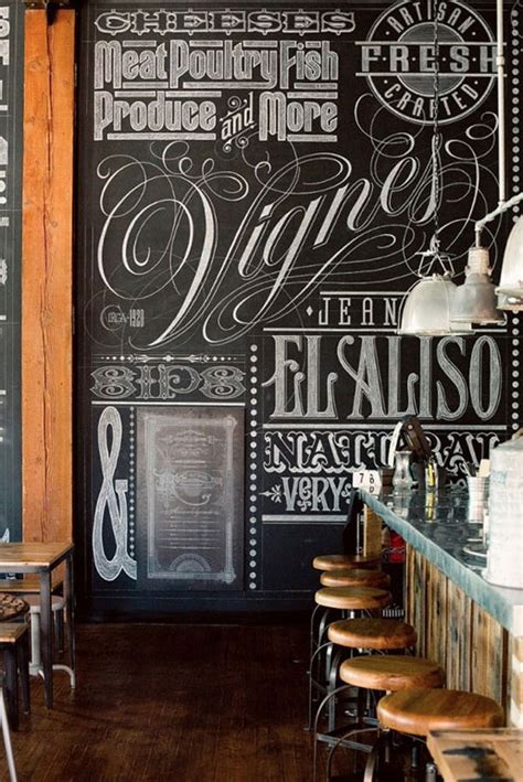 awesome chalkboard typography arts web graphic
