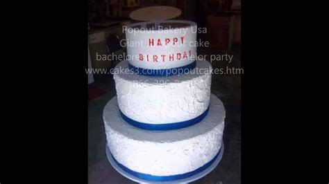 Popout Giant Jump Out Cake Delivery In One Day Usa 866 396 8429 Youtube