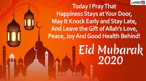 Eid ul fitr also spelled id al fiṭr and al id al ṣaghir, turkish ramazan bayrami, first of two canonical festivals of islam. Eid al-Fitr 2020 Wishes: WhatsApp Stickers, GIF Images ...