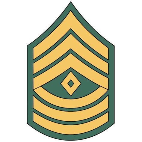 Army Rank E 8 First Sergeant Sticker