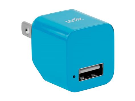 Power Cube Mini Usb Wall Charger Blue Stacksocial
