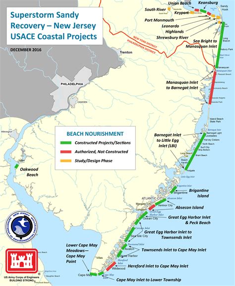 Map Of Northern New Jersey Beaches