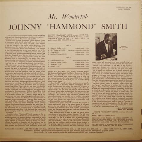 ヤフオク 63 Original Original Johnny Hammond Smith