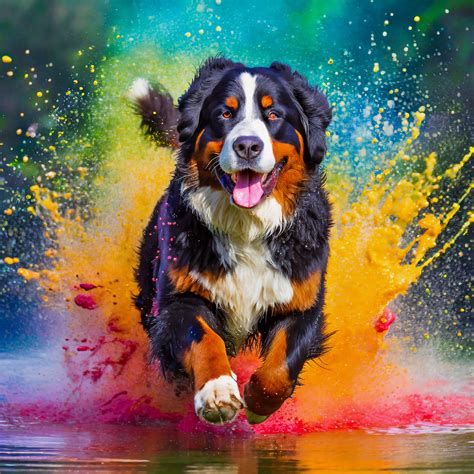 Bernese Mountain Dog Art Free Stock Photo Public Domain Pictures