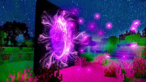 Realistic Nether Portal In Minecraft Rtx On Youtube